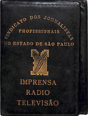 Carteira de identidade de jornalista profissional, 1962