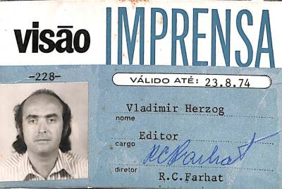 Carteira da Revista Visão, 1974